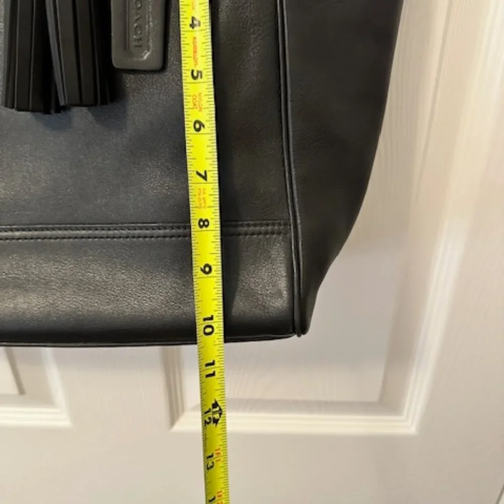 Coach Vintage Restored Legacy Candace Medium Carryall Black Leather-EUC - Picture 12 of 13